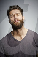  Man with Full Beard wearing a T-Shirt
