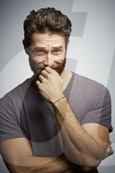  Man with Full Beard wearing a T-Shirt