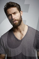  Man with Full Beard wearing a T-Shirt