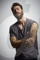  Man with Full Beard wearing a T-Shirt