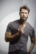  Man with Full Beard wearing a T-Shirt