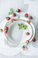 Still Life with Plates and Strawberries