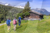 People hiking in Austria