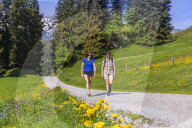 People hiking in Austria