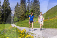 People hiking in Austria