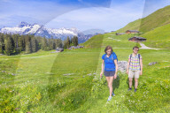 People hiking in Austria
