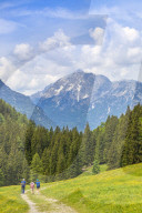 People hiking in Austria