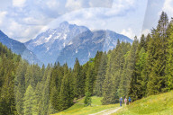 People hiking in Austria