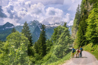 People hiking in Austria