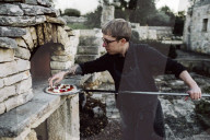 Man preparing Pizza