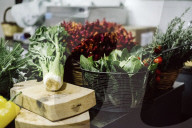 Ingredients for a vegetarian Meal