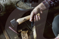 Wabi-Sabi Living Concept, Man holding Axe