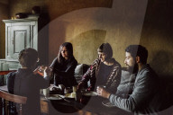 Four Friends enjoying Breakfast together