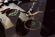 Preparing a vegetarian Meal 