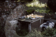 Decorated Table for a Garden Party