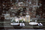Decorated Table for a Garden Party