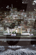 Decorated Table for a Garden Party