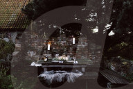 Decorated Table for a Garden Party