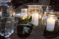 Decorated Table with Candles