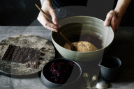 Step, Rote-Bete-Schoko-Kuchen, Step, Beetroot Chocolate Cake