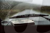 Travel Journal lying inside the Car