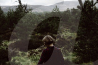 Woman exploring the scottish Highlands