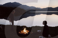 Camping at a Lake in Scotland