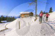 Two women on ski tour