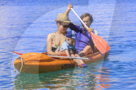 Young family with child on vacation