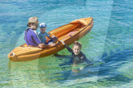 Young family with child on vacation