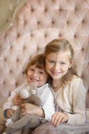 Happy Siblings side by side