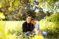 Couple enjoying a Summer Day