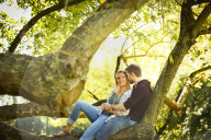 Couple enjoying a Summer Day