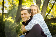 Couple enjoying a Summer Day