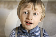 Portrait of a curious Boy