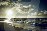 Evening Atmosphere at the Beach in Rantum, Sylt