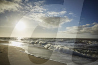 Evening Atmosphere at the Beach in Rantum, Sylt