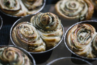 Labneh Zaatar Schnecken, Labneh-Zataar-Pastry
