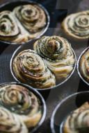 Labneh Zaatar Schnecken, Labneh-Zataar-Pastry