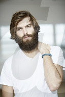 Portrait of a Man wearing a white T-Shirt