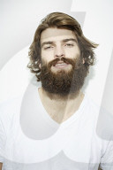  Portrait of a Man wearing a white T-Shirt