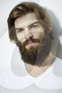 Portrait of a Man wearing a white T-Shirt