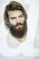  Portrait of a Man wearing a white T-Shirt