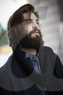Portrait of a Man with Full Beard
