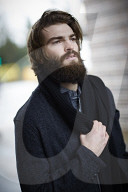 Portrait of a Man with Full Beard