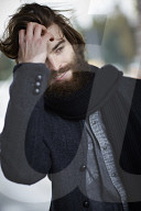 Portrait of a Man with Full Beard