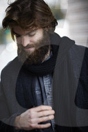 Portrait of a Man with Full Beard