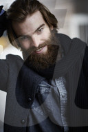 Portrait of a Man with Full Beard