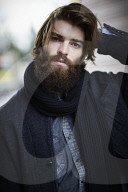 Portrait of a Man with Full Beard