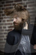 Portrait of a Man with Full Beard